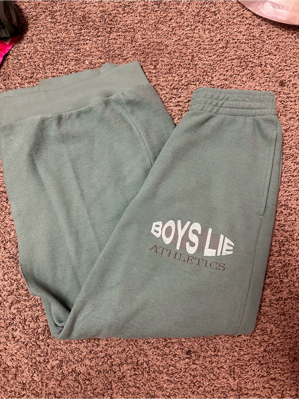 Boys Lie flare open leg sweat pants size XS